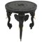 19th Century Anglo Indian Side Table with Elephant Head Legs 1