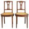 19th Century French Louis XVI Side Chairs with Caned Seats, 1870, Set of 2, Image 1