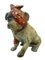 Vintage Austrian Painted Metal Bull Terrier Dog, Image 1