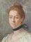 19th Century French Portrait of a Lady Painting Pastel on Canvas, 1880s 7