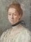 19th Century French Portrait of a Lady Painting Pastel on Canvas, 1880s, Image 8
