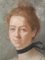 Französisches Portrait einer Dame, Pastell auf Leinwand, 19. Jh., 1880er 2