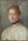 19th Century French Portrait of a Lady Painting Pastel on Canvas, 1880s 1