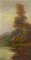 Dipinto a olio di paesaggio dell'inizio del XX secolo di Trent British, Immagine 13