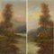 Dipinto a olio di paesaggio dell'inizio del XX secolo di Trent British, Immagine 1