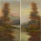 Early 20th Century Landscape Oil Painting by Trent British 1