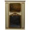 19th Century French Trumeau Mirror with Oil Painting and Giltwood Overmantel 1