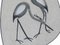 Mid-Century German Drosselbach Art Wall Plaque Crane Birds, 1950s, Image 5