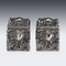 Georgianische englische Chinoiserie Teedosen aus massivem Silber, 19. Jh. Von Joseph Angell, 1830er, 2er Set 8
