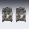 19th Century Georgian English Solid Silver Chinoiserie Tea Caddies from Joseph Angell, 1830s, Set of 2, Image 10