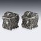 19th Century Georgian English Solid Silver Chinoiserie Tea Caddies from Joseph Angell, 1830s, Set of 2, Image 12