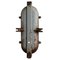 Vintage Industrial Cast Iron and Clear Glass Sconce from Industria Rotterdam, Image 5