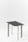 Joined R50.4 Stainless Steel Side Table with Leather Top by Barh 3