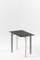 Joined R50.4 Stainless Steel Side Table with Leather Top by Barh, Image 3