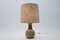 Lampada da tavolo in ceramica con base a forma di carciofo illuminato, anni '60, Immagine 8