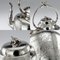 19th Century Victorian English Solid Silver Tea Set from Joseph, Albert, Horace & Ethelbert Savory, 1880s, Set of 6 3