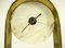 Vintage Marble and Brass Table Clock by Antun Vikić for Junghans, Image 2