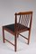 Scandinavian Rosewood Dining Chairs, 1950s, Set of 4 6