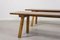 Scandinavian Modern Solid Pine Benches, 1950s, Set of 2 9