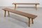 Scandinavian Modern Solid Pine Benches, 1950s, Set of 2 2