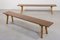 Scandinavian Modern Solid Pine Benches, 1950s, Set of 2, Image 2