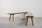 Scandinavian Modern Solid Pine Benches, 1950s, Set of 2, Image 3