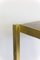 Pedestal Table in Earthenware and Gilt Brass, 1970s 7