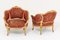 Louis XV Style Low Armchairs in Gilt Wood, 1880s, Set of 2 2