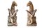 Large Terracotta Style Stone Griffin Sculptures, 1940s, Set of 2 3