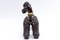 Iridescent Brown Earthenware Poodle Sculpture, 1940s 5
