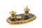 19th Century Gilt Bronze Inkwell with Chinese Style Lacquer, Image 4