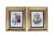 Restauration Style Reverse Glass Paintings, Late 19th Century, Set of 2 1