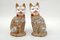 Chinese Porcelain Cat Sculptures, 1980s, Set of 2 6