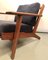 Chaise Modèle GE290 Mid-Century en Teck par HJ Wegner pour Getama 3