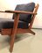 Mid-Century Teak Model GE290 Chair by H. J. Wegner for Getama, Immagine 3