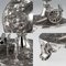 19th Century Victorian English Solid Silver Royal Artillery Centerpiece from Jonas & George Bowen, 1870s, Image 4