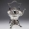 19th Century Victorian English Solid Silver Tea Kettle Stand and Burner from George Richards Elkington, 1850s 22