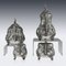 19th Century Victorian English Solid Silver Teniers Tea and Coffee Set from Daniel & Charles Houle, 1860s, Set of 4, Image 19