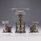 19th Century Victorian English Solid Silver Centerpiece Set from Stephen Smith, 1870s, Set of 3 1