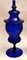 Murano Glasflaschen mit Deckel aus geblasenem blauen Glas, 2er Set 3