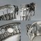 Antique Edwardian Neoclassical Solid Silver Jardiniere Set by Goldsmiths & Silversmiths Company, London, Set of 4 3