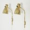 Brass Sconces by Hans Bergström for Ateljé Lyktan, 1950s, Set of 2, Image 1