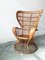 Mid-Century Italian Bamboo and Rattan Conte Biancamano Lounge Chair by Lio Carminati and Gio Ponti, 1950s 1