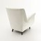 Fauteuil en Velours Blanc, Italie, 1950s 6