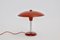 Art Deco German Red Table Lamp by Max Schumacher for Werner Schröder Lobenstein, 1930s 2