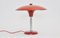 Art Deco German Red Table Lamp by Max Schumacher for Werner Schröder Lobenstein, 1930s 1