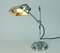 Lampe de Bureau Art Déco Ajustable en Nickel, France, 1930s 9