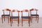 Mid-Century Teak Dining Table & Chairs by Hans Olsen for Frem Røjle, 1960s, Set of 5 17