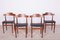 Mid-Century Teak Dining Table & Chairs by Hans Olsen for Frem Røjle, 1960s, Set of 5, Image 17
