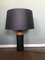 Mid-Century Scandinavian Teak and Leather Table Lamp, 1950s 5